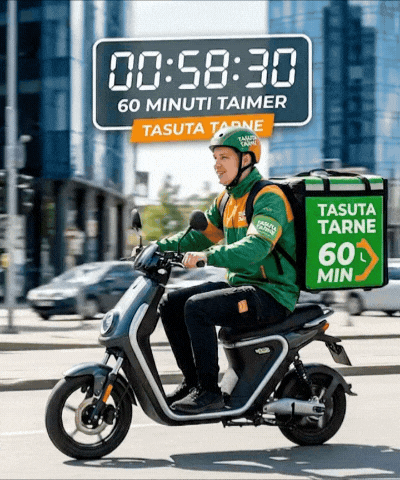 Free delivery in 60 min