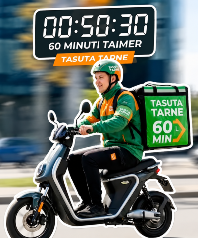 Tasuta tarne 60 min